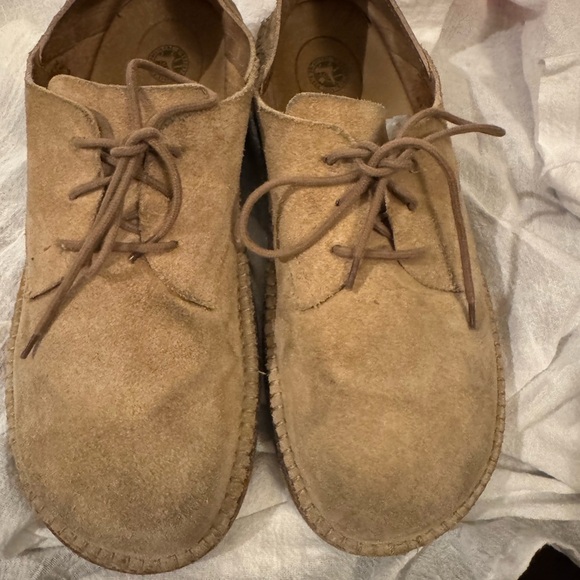Birkenstock Gary Men's Suede Shoes Ginger Brown size 43